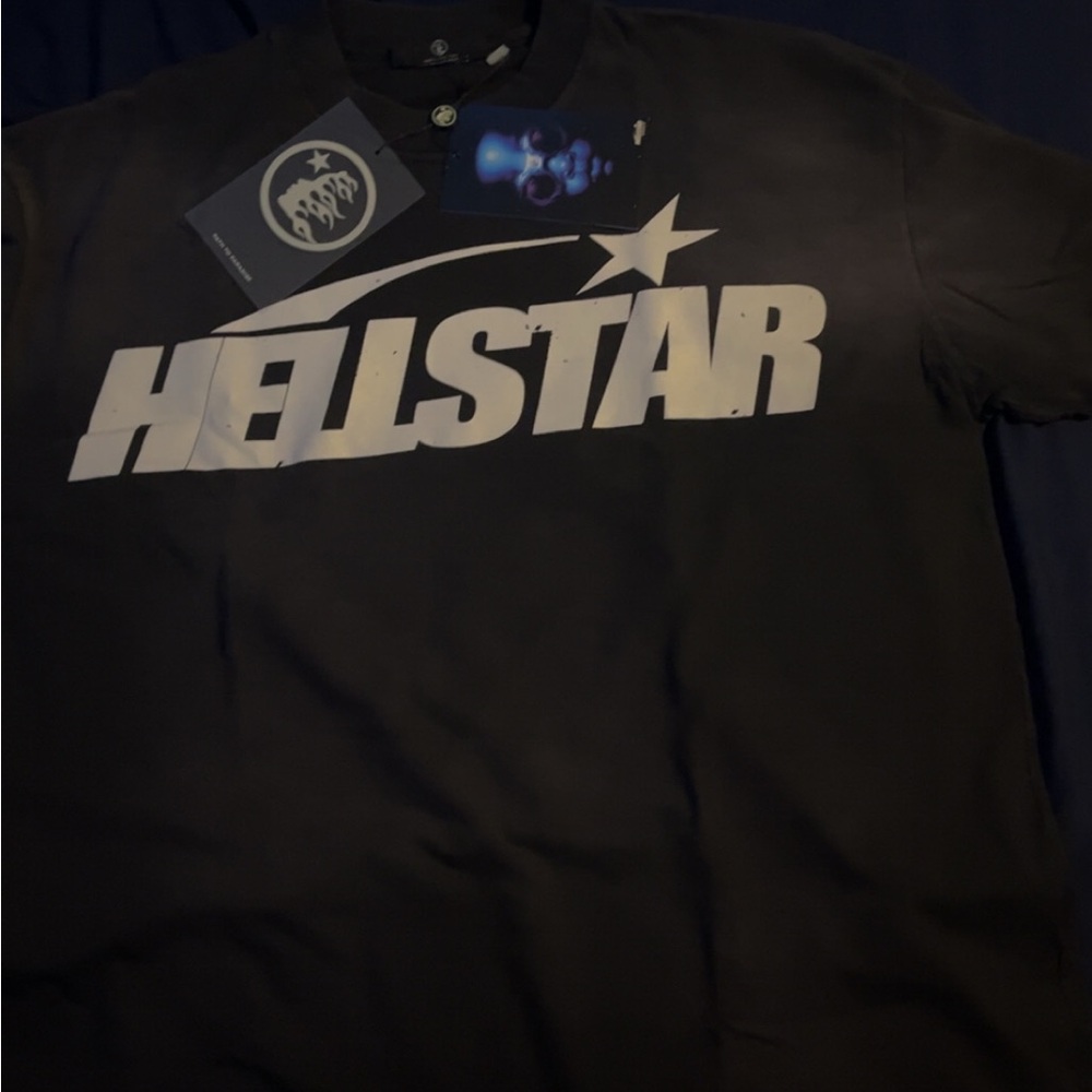Hellstar Black Casual Button Down Shirt